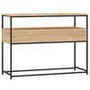 vidaXL Table console ch&ecirc;ne sonoma 100x40x75 cm bois d'ing&eacute;nierie