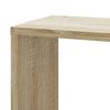 vidaXL &Eacute;tag&egrave;re d'angle murale ch&ecirc;ne sonoma 45x45x147cm bois ing&eacute;nierie