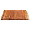 vidaXL Dessus de table 90x80x2,5 cm rectangulaire bois massif d'acacia