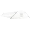 vidaXL Serre avec cadre en acier blanc 132 m&sup2; 22x6x2,85 m