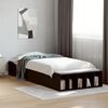 vidaXL Cadre de lit sans matelas noir 90x190 cm