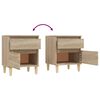 vidaXL Table de chevet Ch&ecirc;ne sonoma 40x35x50 cm