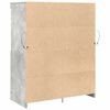 vidaXL Buffet gris b&eacute;ton 81x37x100 cm bois d'ing&eacute;nierie