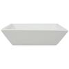 vidaXL Lavabo carr&eacute;e C&eacute;ramique Blanc 41,5 x 41,5 x 12 cm