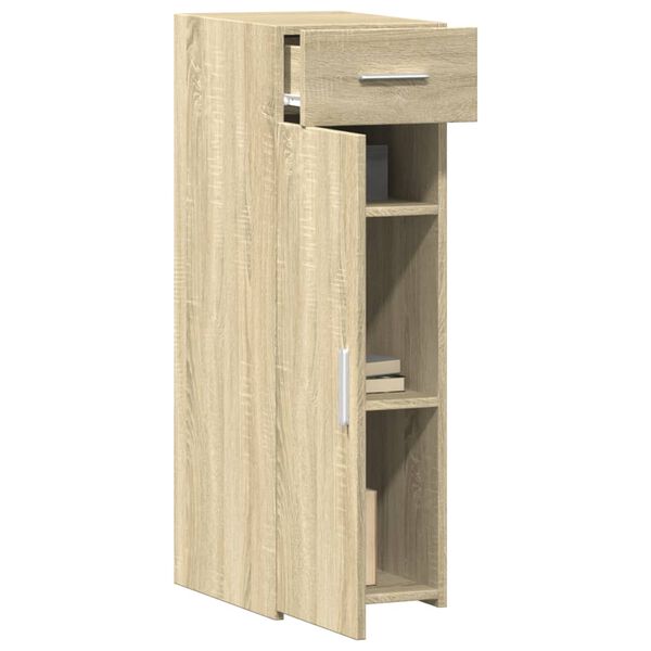 vidaXL Buffet ch&ecirc;ne sonoma 30x42,5x93 cm bois d'ing&eacute;nierie