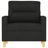vidaXL Fauteuil Noir 60 cm Tissu