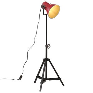 vidaXL Lampadaire 25 W rouge d&eacute;lav&eacute; 35x35x65/95 cm E27
