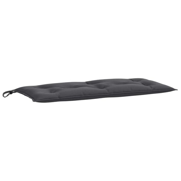 vidaXL Coussin de banc de jardin anthracite mélangé 100x50x7 cm tissu