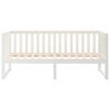 vidaXL Lit de jour sans matelas blanc 75x190 cm bois de pin massif