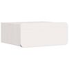 vidaXL Table de chevet Blanc 39 x 34 x 16,5 cm Bois massif en pin