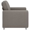 vidaXL Canapé Taupe 100 x 77 x 82 cm tissu