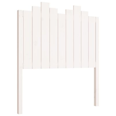 vidaXL Tête de lit Blanc 96x4x110 cm Bois massif de pin