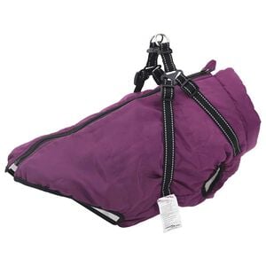 vidaXL Manteau pour chiens avec harnais imperm&eacute;able r&eacute;fl&eacute;chissant L48