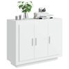 vidaXL Buffet blanc 92x35x75 cm bois d&rsquo;ing&eacute;nierie