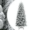 vidaXL Sapins de No&euml;l Blanc chaud PVC, plastique, acier et PE