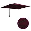 vidaXL Parasol de jardin Bordeaux 248,5 x 247,5 x 160 cm