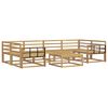 vidaXL Ensemble de canap&eacute;s d'ext&eacute;rieur 7 pc Blanc