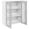 vidaXL Armoire suspendue avec stockage Gris Sonoma 80 x 31 x 100 cm