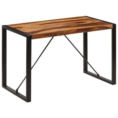 vidaXL Table de salle à manger 120x60x76 cm Bois de Sesham solide