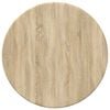 vidaXL Plateau de table Ch&ecirc;ne sonoma &Oslash; 30 x 1,5 cm Bois d'ing&eacute;nierie