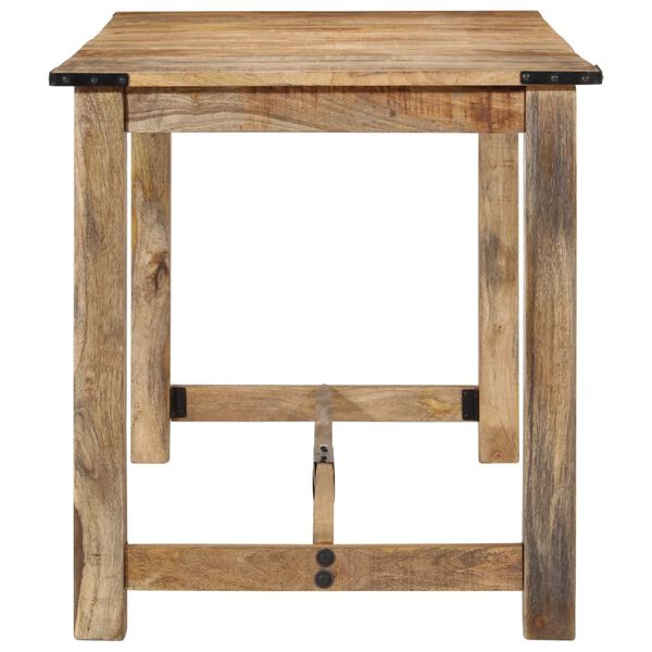 vidaXL Table à manger 140x70x75 cm bois de manguier massif