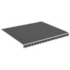 vidaXL Tissu de remplacement pour auvent anthracite 400x350 cm polyester