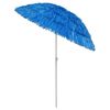 vidaXL Parasol de plage Hawaii Bleu 180 cm