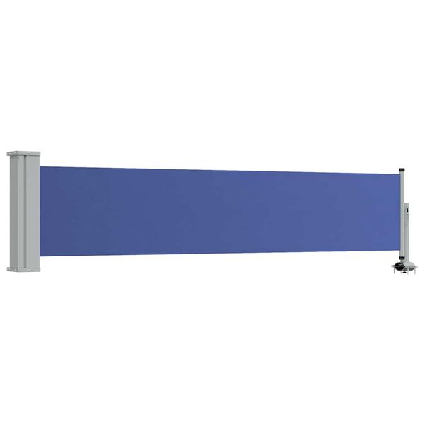 vidaXL Auvent latéral rétractable de patio 60x300 cm Bleu