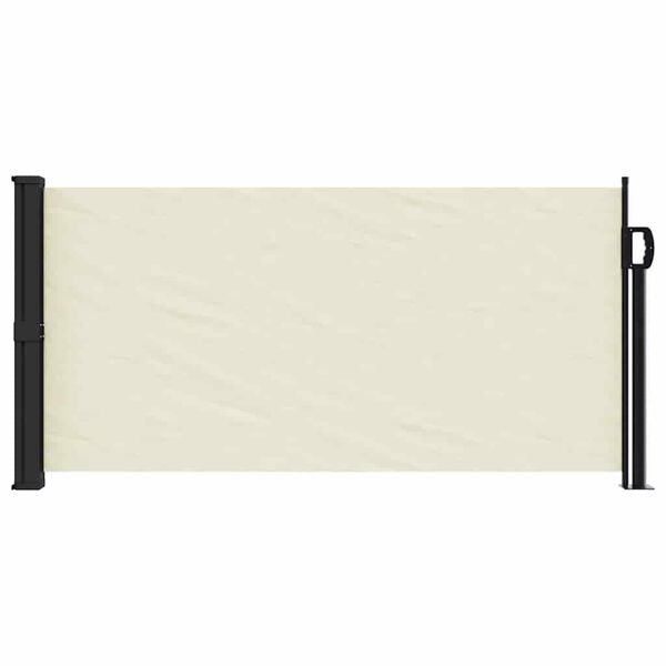 vidaXL Auvent lat&eacute;ral r&eacute;tractable cr&egrave;me 100x300 cm
