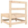 vidaXL Canap&eacute;s centraux de jardin 2 pcs bois de pin massif