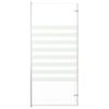 vidaXL Enclos de bain 120x140 cm Verre tremp&eacute; Rayures
