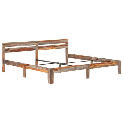 vidaXL Cadre de lit sans matelas bois massif 200x200 cm