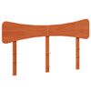 vidaXL T&ecirc;te de lit cire marron 150 cm bois massif de pin
