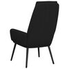 vidaXL Chaise de relaxation Noir Tissu