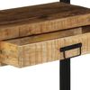 vidaXL Table console Marron 120 x 33 x 75 cm Bois de mangue massif