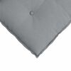 vidaXL Coussin de Dos Gris clair 100 x 19 x 50 cm tissu