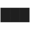 vidaXL Ensemble de salle &agrave; manger pour jardin 5 pcs Noir polyrotin