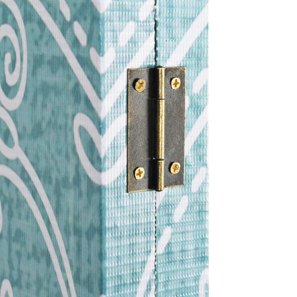 vidaXL Cloison de séparation pliable 228 x 170 cm Papillon Bleu