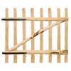 vidaXL Portillon simple de cl&ocirc;ture Bois de noisetier 100x90 cm