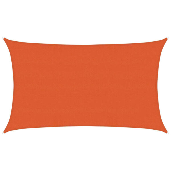 vidaXL Voile d'ombrage 160 g/m&sup2; rectangulaire orange 5x8 m PEHD