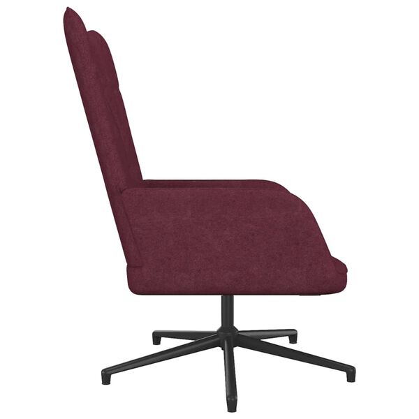 vidaXL Chaise de relaxation Violet Tissu