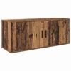 vidaXL Meuble TV mural 100 x 34,5 x 40 cm Bois Ancien