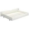 vidaXL Cadre de lit sans matelas blanc bois massif 140x200 cm