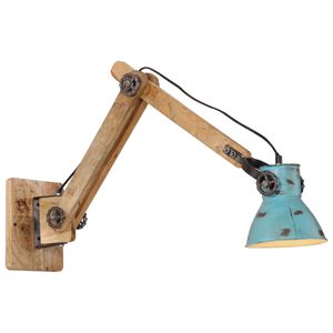 vidaXL Lampe murale 25 W bleu d&eacute;lav&eacute; 96x15x20 cm E27
