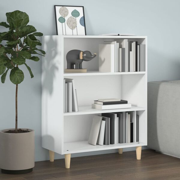 vidaXL Buffet Blanc 69,5x32,5x90 cm Bois d'ing&eacute;nierie