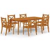 vidaXL Ensemble &agrave; manger de jardin 7 pcs Bois d'acacia solide