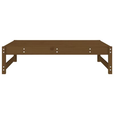 vidaXL Repose-pied de jardin 120x80 cm marron miel bois de pin massif