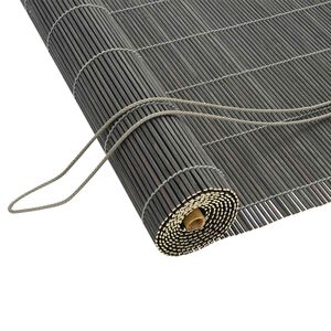 vidaXL Store enrouleur Gris 60 x 160 cm Bambou