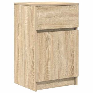 vidaXL Table de chevet ch&ecirc;ne sonoma 39x35x65 cm bois d'ing&eacute;nierie