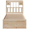 vidaXL Cadre de lit sans matelas 75x190 cm bois de pin massif